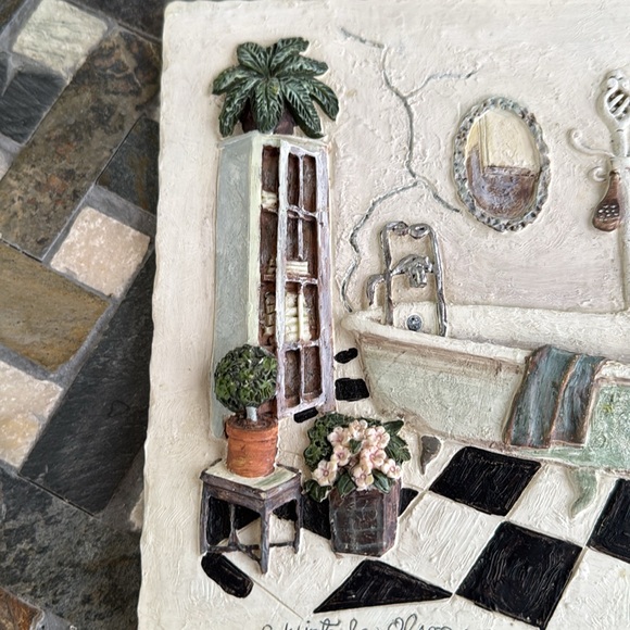 Vintage C Winterle Olson 3D
Scenic Bathroom Wall Art
Hanging Picture Signed - Picture 4 of 13